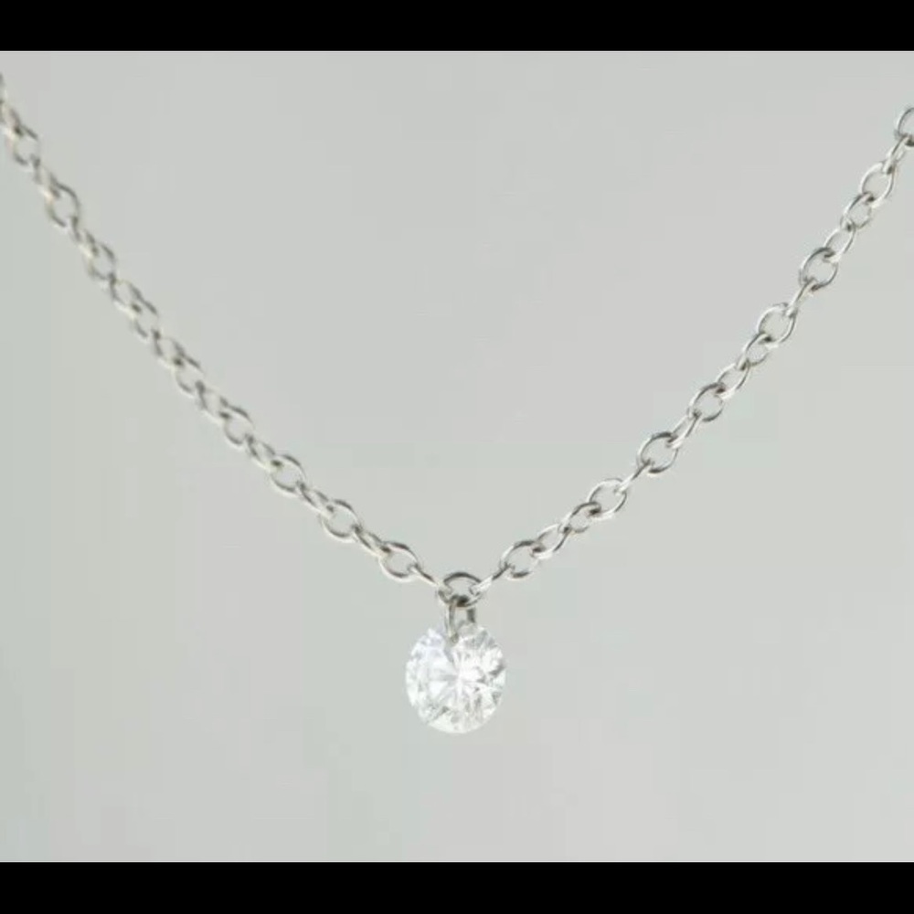 ❌SOLD❌ catbird nyc • diamond pinprick necklace solid white gold diamond - Picture 2 of 13